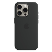 iPhone 15 ProMax Silicone Case MS - Black