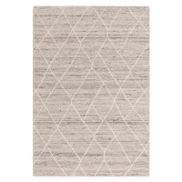 Svetlosivý vlnený koberec 200x290 cm Noah – Asiatic Carpets