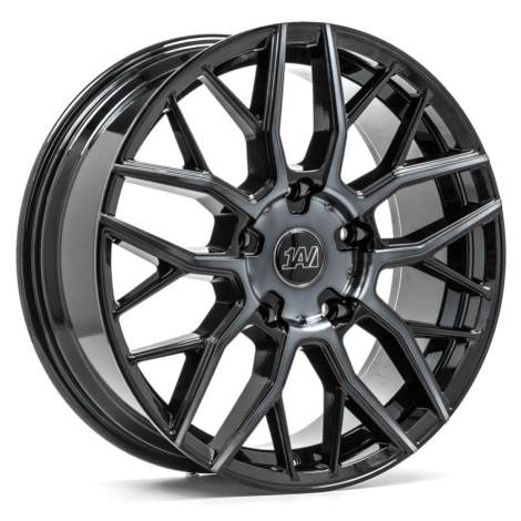 1AV ZX11T hliníkové disky 8x20 5x160 ET50 GLOSS BLACK POLISHED & TINTED