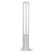 Záhradné LED stĺpikové svietidlo 10W, 5000K, 450lm, 80cm, IP65, biele VT-820 (V-TAC)