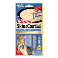 Pochúťka Churu Skin & Coat tuniak 4x14g