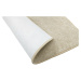 Kusový koberec Capri Lux cream čtverec - 400x400 cm Vopi koberce
