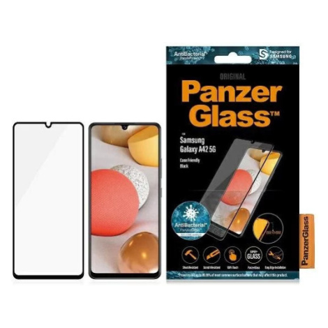 Ochranné sklo PanzerGlass Samsung Galaxy A42 5G Black - Anti Bacterial
