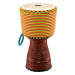 Meinl AE-DJTC1-L Artisan Edition Tongo Carved Djembe - Coloured Rope Wrapping