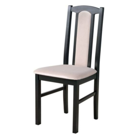Sconto Jedálenská stolička BOLS 7 čierna/béžová Houseland