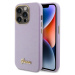 Guess PU Glitter Full Wrapped Zadný Kryt pre iPhone 15 Pro Lilac