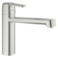 Drezová batéria Grohe Get s otočným ramienkom supersteel 30196DC0