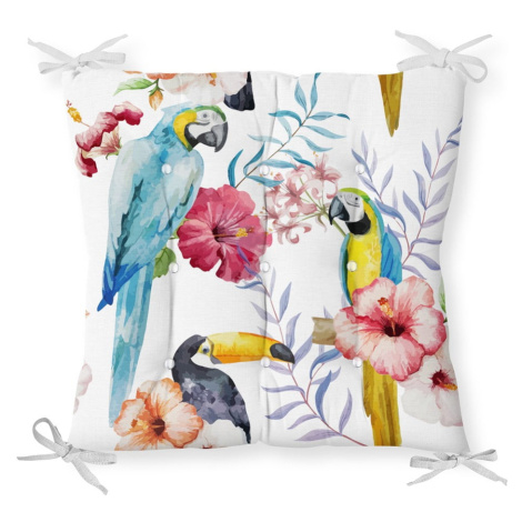 Sedák s prímesou bavlny Minimalist Cushion Covers Jungle Birds, 40 x 40 cm