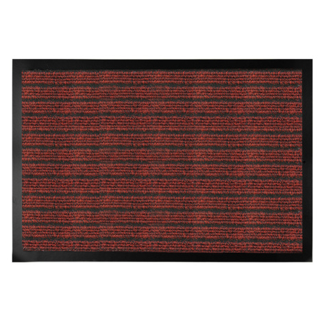 Rohožka DuraMat 3879 červená - na ven i na doma - 50x80 cm B-line