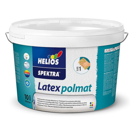 HELIOS SPEKTRA Latex - polomatná latexová farba 10 l báza - biela