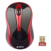 A4tech G3-280N, V-Track, bezdrôtová optická myš, 2.4GHz, 10m dosah, čierno-červená