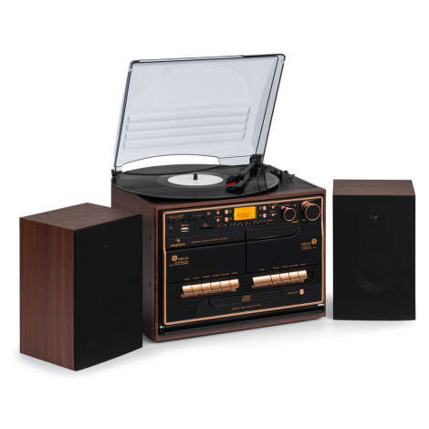 Auna 388-BT Wood, stereo systém, Hifi systém, gramofón