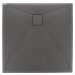 DEANTE - Correo antracit metalic - Granitová sprchová vanička, štvorcová, 90x90 cm KQR_T41B