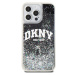 DKNY Liquid Glitter Arch Logo Zadný Kryt pre iPhone 12/12 Pro Black