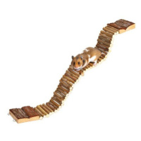 Trixie Ladder, hamsters, bark wood, 55 × 7 cm