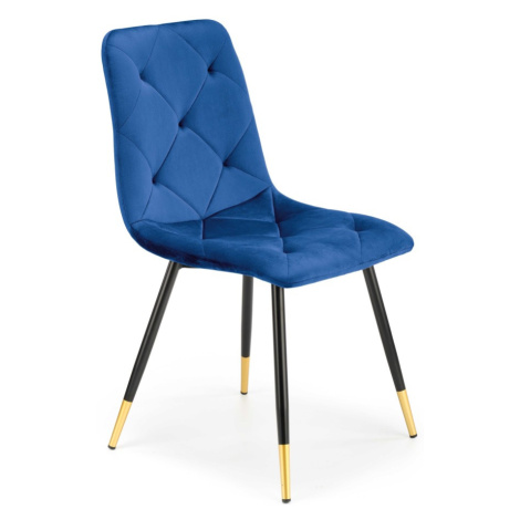Židle MUSTARD K438 modrá Halmar