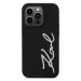 Kryt Karl Lagerfeld KLHCN61SKSVGK iPhone 11 / Xr  6.1" black hardcase Silicone Signature (KLHCN6