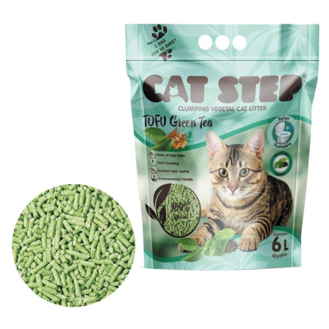 TOMMI Cat Step Tofu Green Tea Podstielka 2,7 kg/6 l