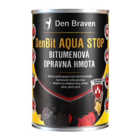DENBIT AQUA STOP - Strešný bitúmenový tmel 1 kg cierna Den Braven
