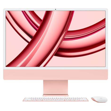 Apple iMac 24" Retina 4.5K M3 - Ružový, MQRD3SL/A