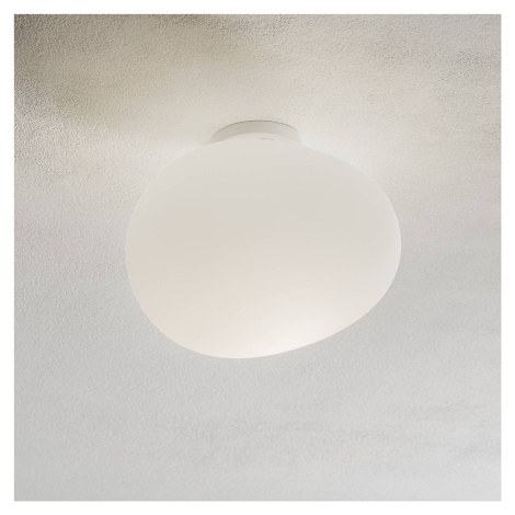 Stropná lampa Foscarini Gregg z mediálneho skla, 27 cm