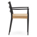 Jedálenská stolička z dubového dreva v čierno-prírodnej farbe v súprave 2 ks Analy – Kave Home
