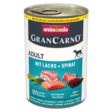 Animonda GranCarno Adult s lososom a špenátom 400g