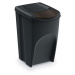 NABBI IKWB35S4 odpadkový kôš na triedený odpad (4 ks) 35 l čierna / kombinácia farieb