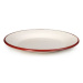 Smaltovaný tanier červeno-biely 26 cm - Ibili
