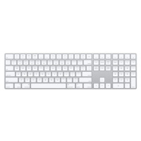 Apple Magic Keyboard s číselnou klávesnicou strieborná - česká