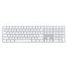 Apple Magic Keyboard s číselnou klávesnicou strieborná - česká