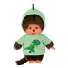 Monchhichi Mončiči chlapec v mikine dinosaura 20cm