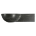 SAPHO - BLOK kamenné umývadlo 40x23cm, čierny Antracit 2401-32