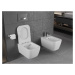 MEXEN/S - Stella Závesná WC misa vrátane sedátka s slow-slim, duroplast, biela 30680900