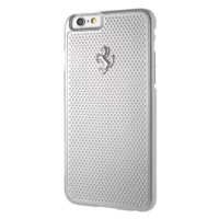 Kryt Ferrari - Perforated Aluminium  Hard Case Apple iPhone 6/6s- Silver (FEPEHCP6SI)