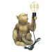 Dekoria Stolová lampa Gold Monkey 36cm, 25,5 x 23,5 x 36 cm