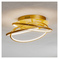 Barna – v zlatej navrhnuté stropné LED svietidlo