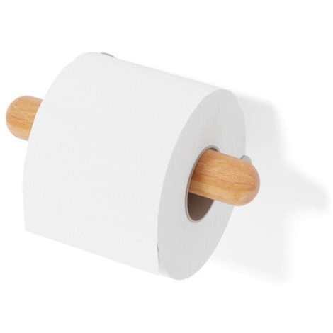 Nástenný držiak na toaletný papier z bambusového dreva Wireworks Yoku