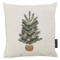 Obliečka na vankúš s vianočným motívom 45x45 cm Festive Tree – Butter Kings