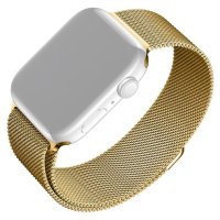 FIXED Mesh Strap sieťový nerezový remienok Apple Watch 38/40/41mm zlatý