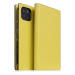 SLG Design puzdro D8 Neon Full Grain Leather Diary pre iPhone 13 - Lemon