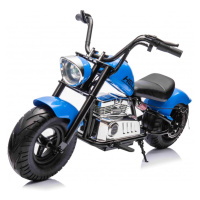 mamido Detská elektrická motorka Chopper Warrior 36V modrá