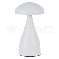 LED stolová lampa 800mAH Batéria 120*220 3V1 Biela VT-1041 (V-TAC)