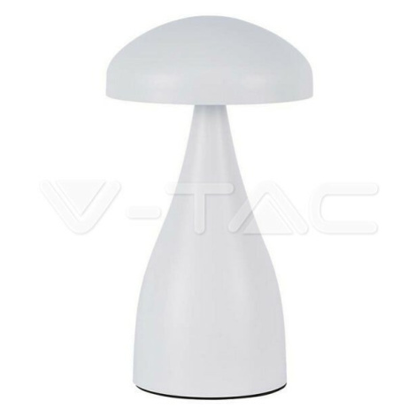 LED stolová lampa 800mAH Batéria 120*220 3V1 Biela VT-1041 (V-TAC)