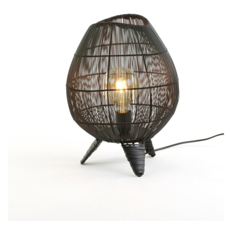 Čierna stolová lampa (výška 37 cm) Yumi - Light & Living