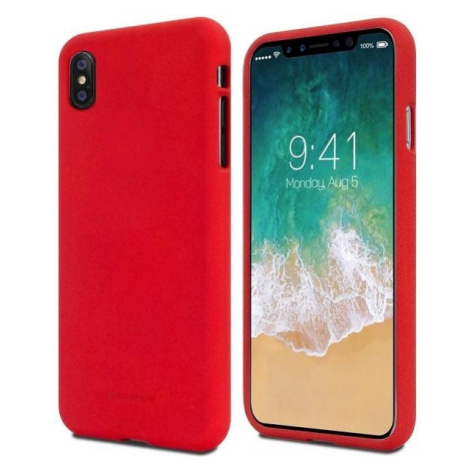 Silikónové puzdro na Apple iPhone 13 Pro Max Mercury Soft červené