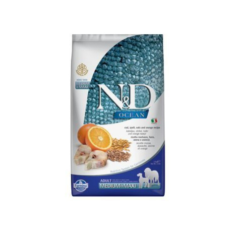 N&D OCEAN DOG LG Adult M/L Codfish & Orange 2,5kg