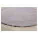 Kusový koberec Eton šedý 73 kruh - 160x160 (průměr) kruh cm Vopi koberce