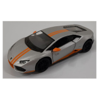 Kinsmart Lamborghini Huracan kov 12 cm stříbrné