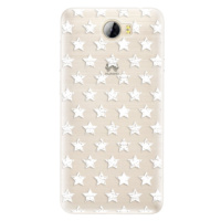 Silikónové puzdro iSaprio - Stars Pattern - white - Huawei Y5 II / Y6 II Compact
